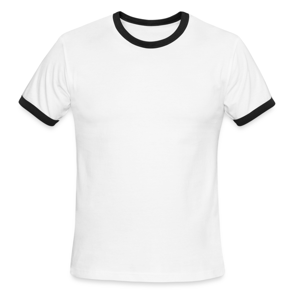 Men's Ringer T-Shirt - white/black