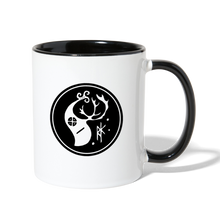 Load image into Gallery viewer, Ravnkelt Contrast Coffee Mug - white/black
