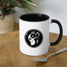 Load image into Gallery viewer, Ravnkelt Contrast Coffee Mug - white/black
