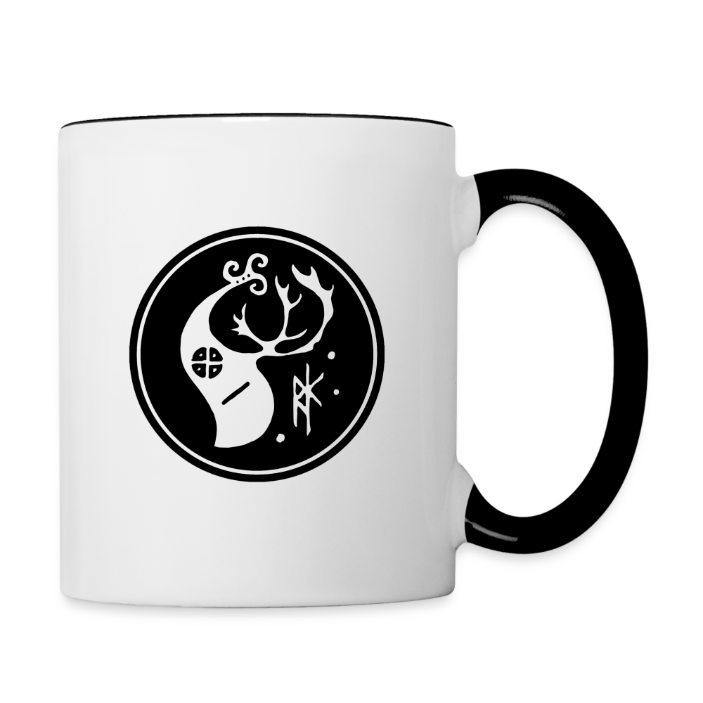 Ravnkelt Contrast Coffee Mug - white/black