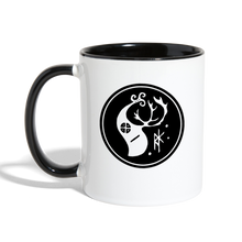 Load image into Gallery viewer, Ravnkelt Contrast Coffee Mug - white/black
