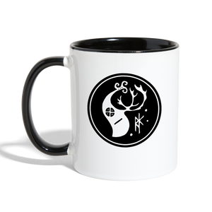 Ravnkelt Contrast Coffee Mug - white/black