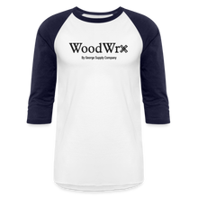 Load image into Gallery viewer, Woodwrx 3/4 Sleeve Raglan T-Shirt - white/navy
