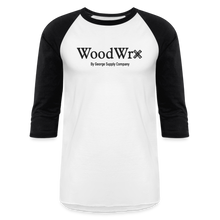 Load image into Gallery viewer, Woodwrx 3/4 Sleeve Raglan T-Shirt - white/black
