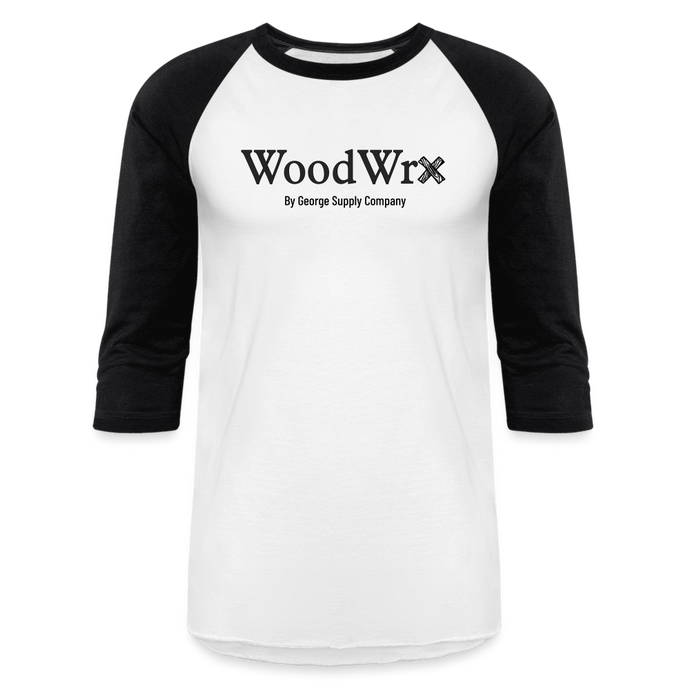 Woodwrx 3/4 Sleeve Raglan T-Shirt - white/black