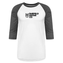 Load image into Gallery viewer, Fairfield Guitar Co 3/4 Sleeve Raglan - white/charcoal
