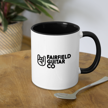 Load image into Gallery viewer, Fairfield Guitar Co Ceramic Mug - white/black
