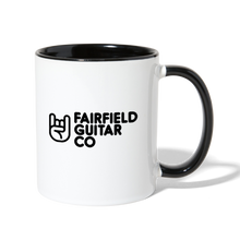 Load image into Gallery viewer, Fairfield Guitar Co Ceramic Mug - white/black
