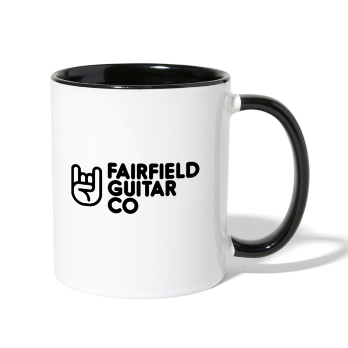 Fairfield Guitar Co Ceramic Mug - white/black