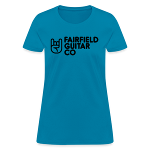 Fairfield Guitar Co Women's T-Shirt - turquoise