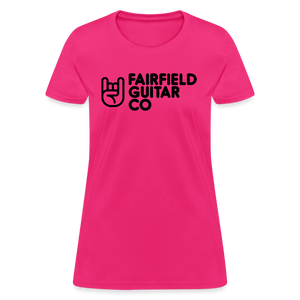 Fairfield Guitar Co Women's T-Shirt - fuchsia