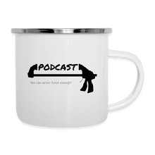 Load image into Gallery viewer, Clamp Podcast Camper Mug - white
