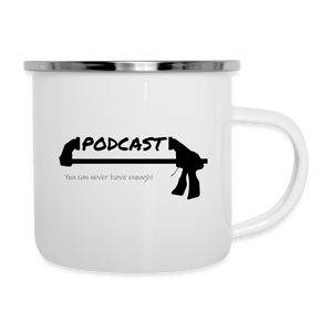Clamp Podcast Camper Mug - white
