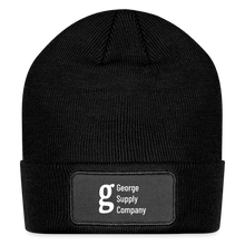 Load image into Gallery viewer, Patch Beanie - black
