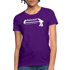 Clamp Women's T-Shirt by Fruit of the Loom - purple
