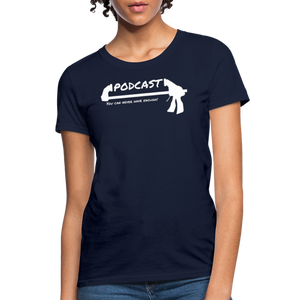 Clamp Women's T-Shirt by Fruit of the Loom - navy