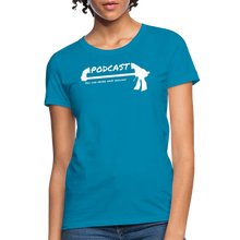 Load image into Gallery viewer, Clamp Women&#39;s T-Shirt by Fruit of the Loom - turquoise
