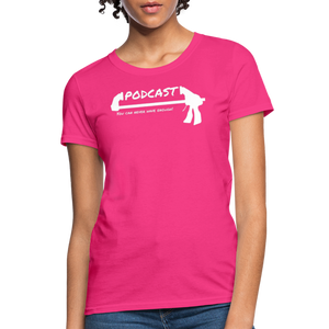 Clamp Women's T-Shirt by Fruit of the Loom - fuchsia