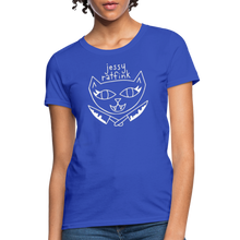 Load image into Gallery viewer, Jessy Ratfink Women&#39;s T-Shirt by Fruit of the Loom - royal blue
