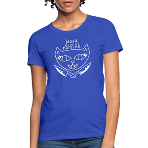 Jessy Ratfink Women's T-Shirt by Fruit of the Loom - royal blue