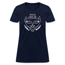 Load image into Gallery viewer, Jessy Ratfink Women&#39;s T-Shirt by Fruit of the Loom - navy
