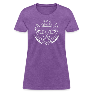 Jessy Ratfink Women's T-Shirt by Fruit of the Loom - purple heather