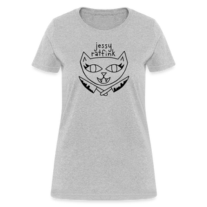 Jessy Ratfink Women's T-Shirt by Fruit of the Loom - heather gray