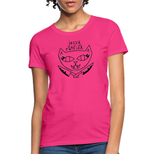 Load image into Gallery viewer, Jessy Ratfink Women&#39;s T-Shirt by Fruit of the Loom - fuchsia
