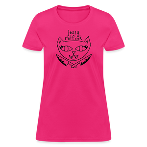 Jessy Ratfink Women's T-Shirt by Fruit of the Loom - fuchsia