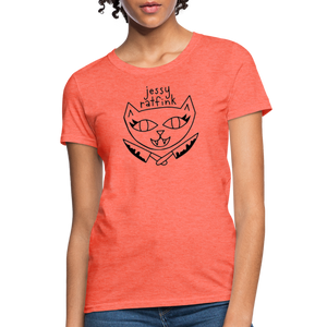 Jessy Ratfink Women's T-Shirt by Fruit of the Loom - heather coral