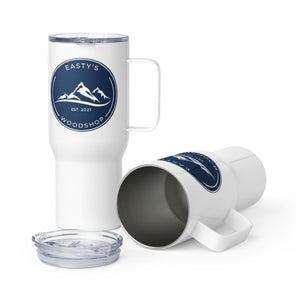 Easty's Woodshop Travel mug with a handle