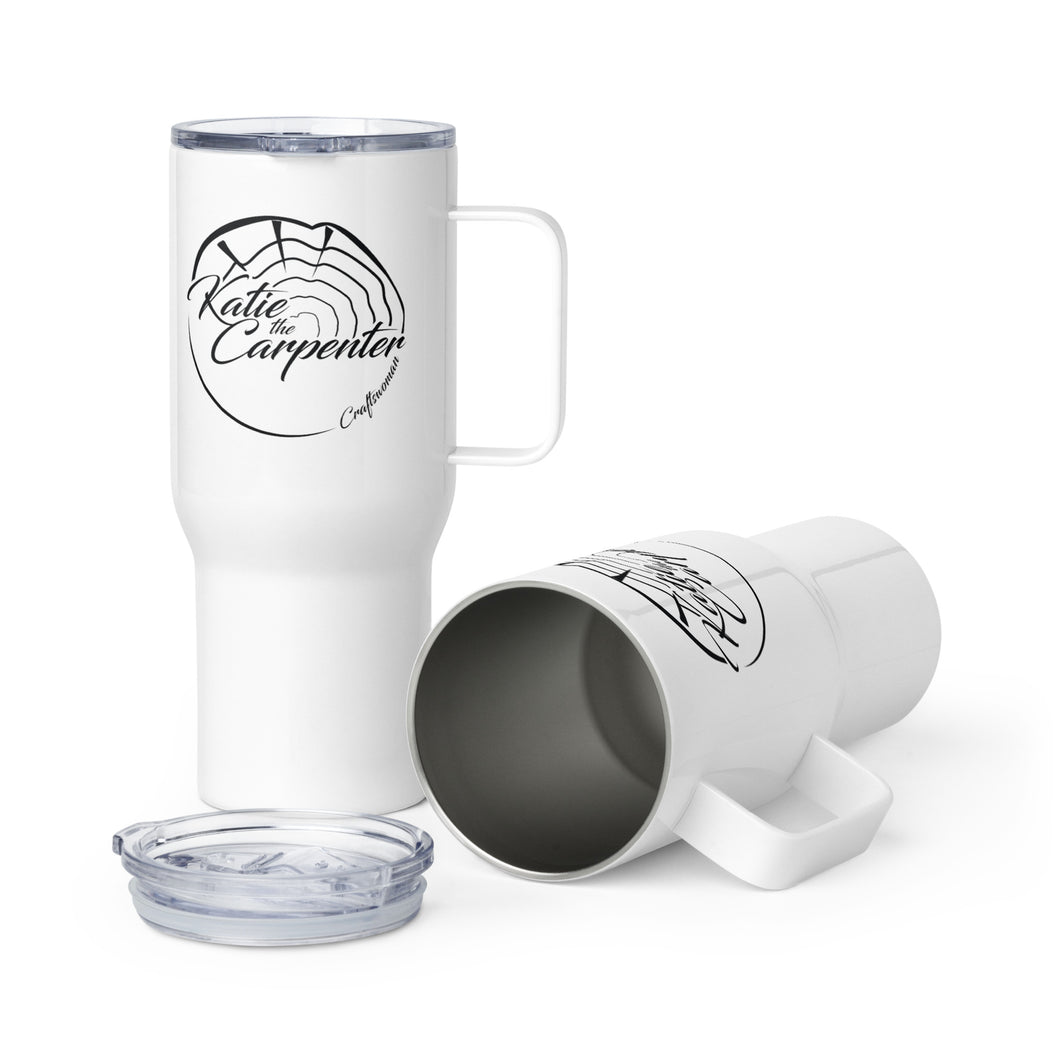 Katie the Carpenter Travel mug with a handle
