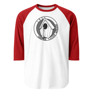 3/4 sleeve raglan shirt