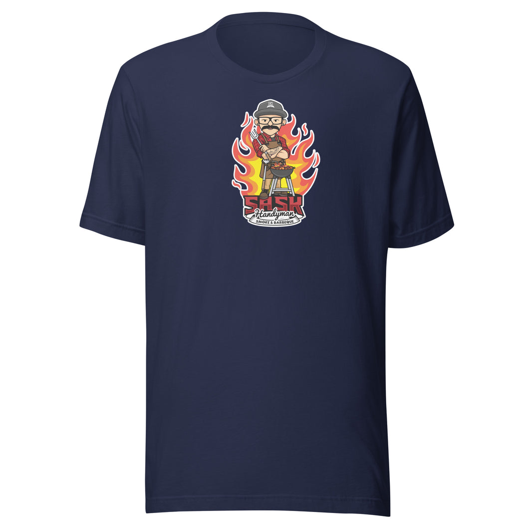 Sask Smoke and Barbeque Unisex t-shirt