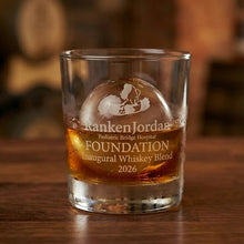 Load image into Gallery viewer, Woodwrx Custom Laser Etched Rocks Glass
