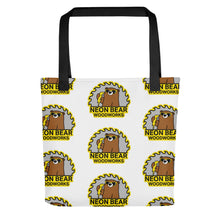 Load image into Gallery viewer, Neon Bear Woodworks Tote bag
