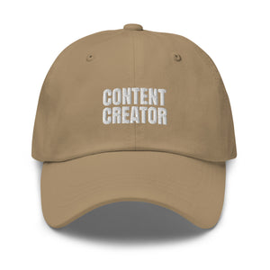Content Creator Unstructured Cap
