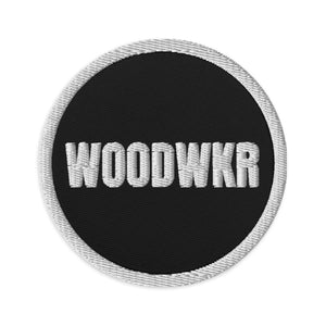 WOODWKR Embroidered patch