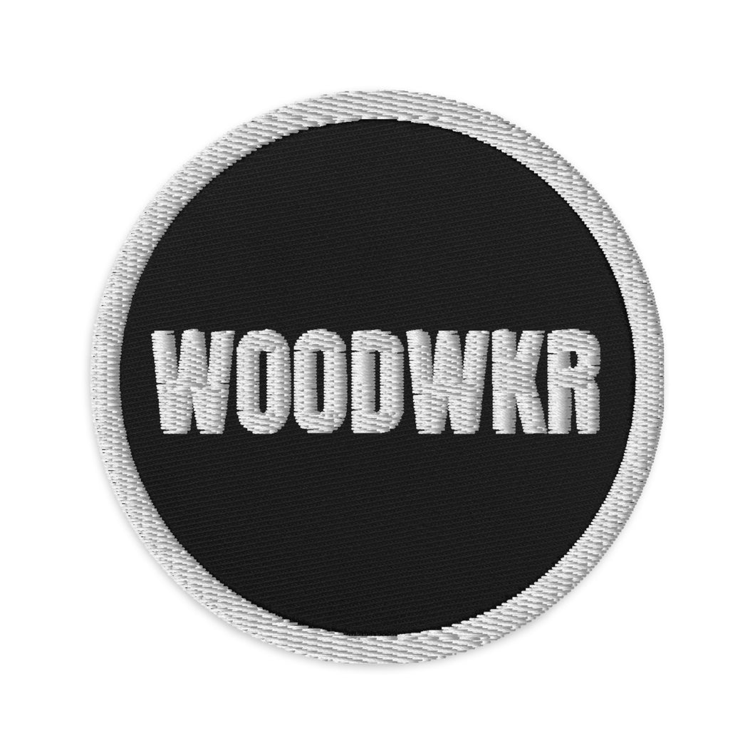 WOODWKR Embroidered patch