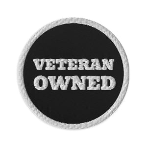 VETERAN OWNED Embroidered Patch