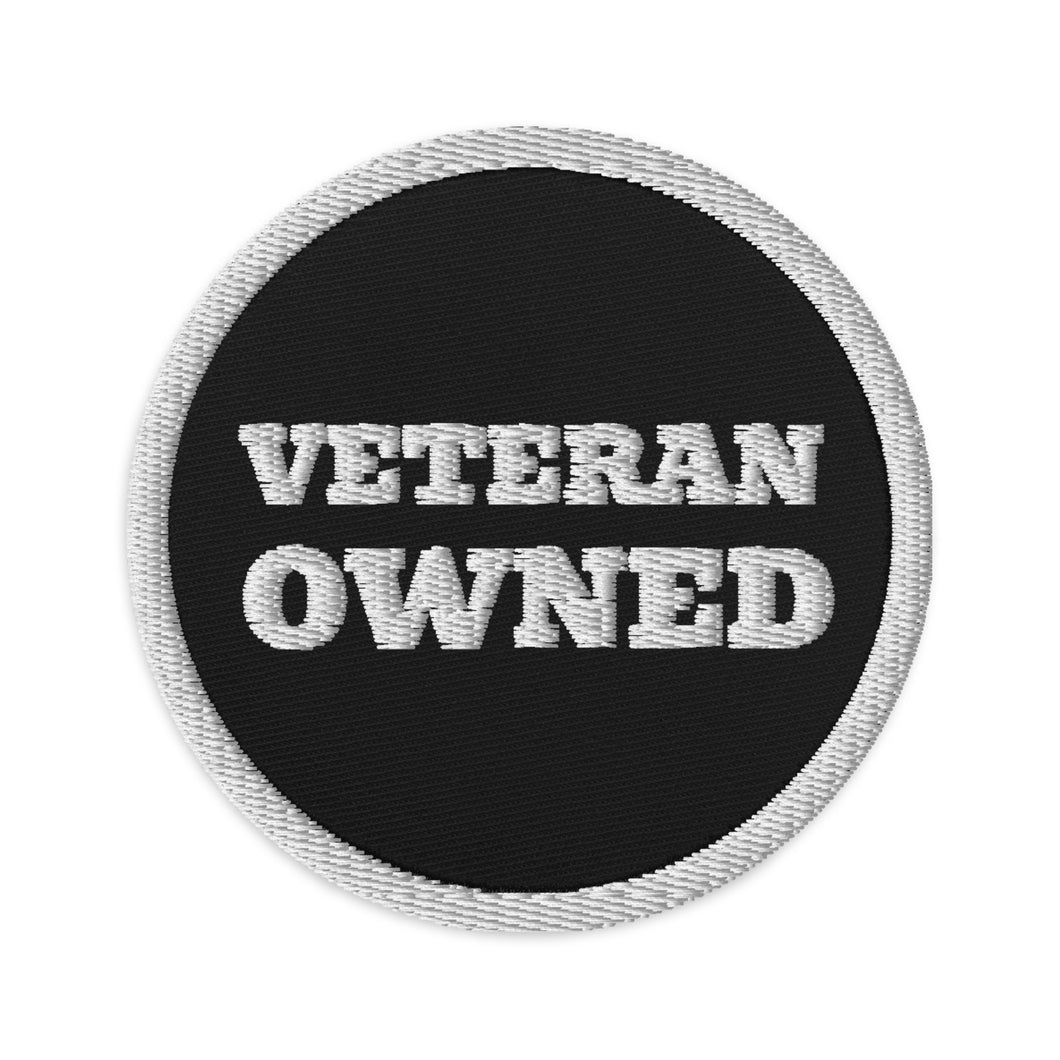 VETERAN OWNED Embroidered Patch