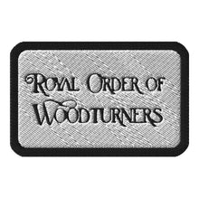 Load image into Gallery viewer, Royal Order of Woodturners Embroidered Patch
