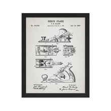Load image into Gallery viewer, Bench Plane Patent Framed Poster
