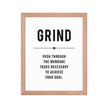 Load image into Gallery viewer, GRIND Framed Poster
