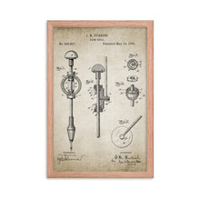 Load image into Gallery viewer, Hand Drill Patent Framed poster
