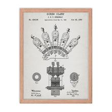 Load image into Gallery viewer, Screw Clamp Patent Framed Poster
