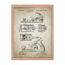 Load image into Gallery viewer, Bench Plane Patent Framed poster
