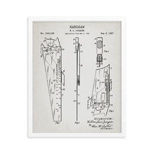 Load image into Gallery viewer, Hand Saw Patent Framed Poster
