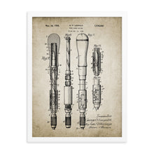 Load image into Gallery viewer, Push Screwdriver Patent Framed poster
