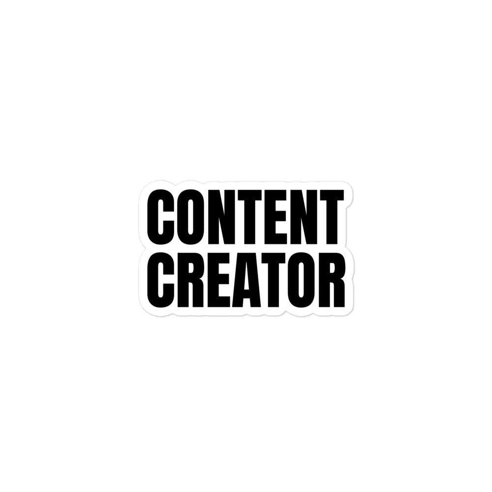 Content Creator stickers